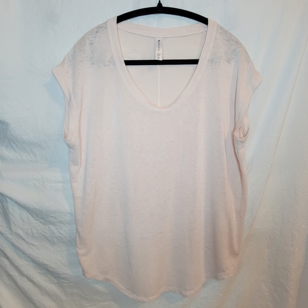 Athleta Cloudlight Stratus Cap Sleeve Tee Size ST